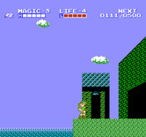 Zelda II: The Adventure of Link for NES / Famicom - There appears to be no way across...
