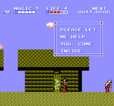 Zelda II: The Adventure of Link for NES / Famicom - Another helpful character...