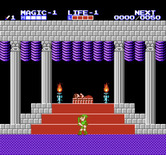 Zelda II: The Adventure of Link for NES / Famicom - Game start.