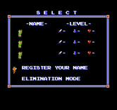 Zelda II: The Adventure of Link for NES / Famicom - Register your character.