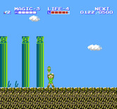 Zelda II: The Adventure of Link for NES / Famicom - Found a hidden bonus life!