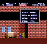 Zelda II: The Adventure of Link for NES / Famicom - A bit of advice.