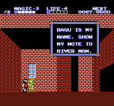 Zelda II: The Adventure of Link for NES / Famicom - This note will help me.