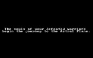 Phantasie III: The Wrath of Nikademus for IBM PC/Compatibles - Game over.