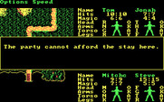 Phantasie III: The Wrath of Nikademus for IBM PC/Compatibles - I can't afford the inn at this time.