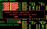 Phantasie III: The Wrath of Nikademus for IBM PC/Compatibles - Monsters are nearby...try to fight them?