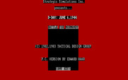 Battle for Normandy for IBM PC/Compatibles - Title screen.