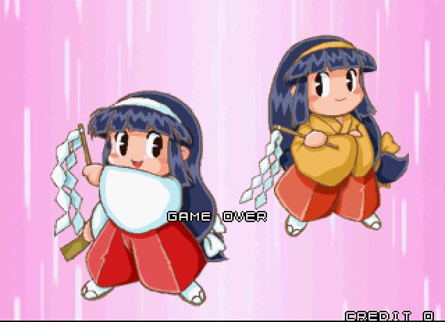 Pop'n Pop Arcade Screenshot: Introduction graphics.