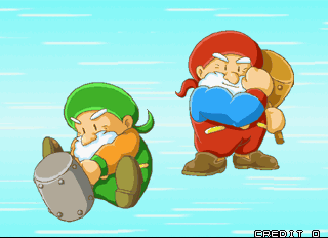 Pop'n Pop Arcade Screenshot: Introduction graphics.