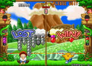 Pop'n Pop for Arcade - Player one lost.