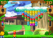 Pop'n Pop for Arcade - Each round begins with a different balloon arrangement.
