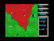 Zanac for MSX - Entering the next area...