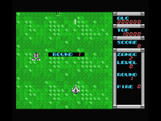 Zanac for MSX - Round 1 start!