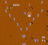 Zanac for NES / Famicom - Enemy formation attacks!