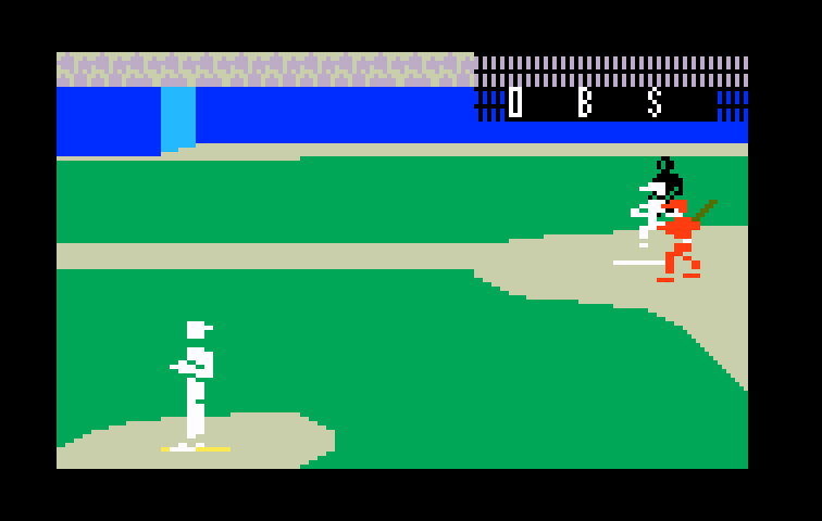 World Series Major League Baseball Intellivision Screenshot: Batter up!