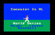 World Series Major League Baseball for Intellivision - One player vs. the computer.