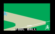 World Series Major League Baseball for Intellivision - Foul ball.