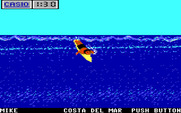 California Games for IBM PC/Compatibles - Start of the surfing event...