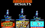 California Games for IBM PC/Compatibles - Skating results.