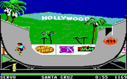 California Games for IBM PC/Compatibles - 494 points for a stunt! I'm on fire!