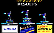 California Games for IBM PC/Compatibles - Flying disc results.