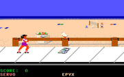 California Games for IBM PC/Compatibles - Start of the skating event.