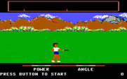 California Games for IBM PC/Compatibles - Start of the flying disc event.