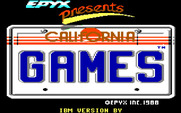 California Games for IBM PC/Compatibles - Title screen.