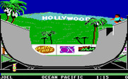 California Games for IBM PC/Compatibles - Start of the halfpipe event.