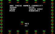 California Games for IBM PC/Compatibles - Are these names correct?