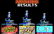 California Games for IBM PC/Compatibles - Skating results.