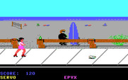 California Games for IBM PC/Compatibles - A surfer watches as I skate by...