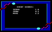 California Games for IBM PC/Compatibles - Event scores.
