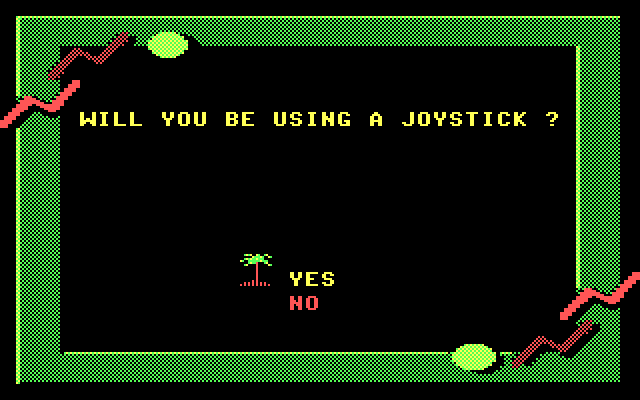 California Games IBM PC/Compatibles Screenshot: Do you have a joystick?