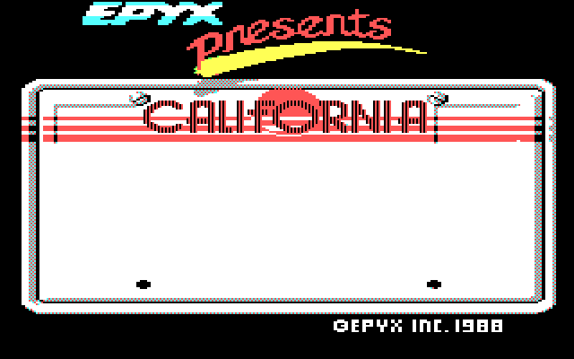 California Games IBM PC/Compatibles Screenshot: Footbag point summary.