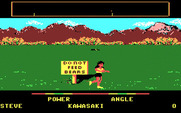 California Games for IBM PC/Compatibles - Running to catch the disc...