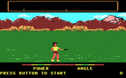 California Games for IBM PC/Compatibles - Flying disc start.