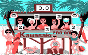 California Games for IBM PC/Compatibles - Here's my surfing score...