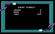 California Games for IBM PC/Compatibles - Event scores.