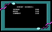 California Games for IBM PC/Compatibles - Skating event scores.