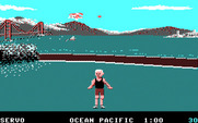 California Games for IBM PC/Compatibles - Footbag event.