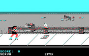 California Games for IBM PC/Compatibles - Start of the skating event.