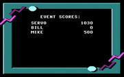 California Games for IBM PC/Compatibles - Event scores.