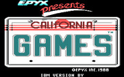 California Games for IBM PC/Compatibles - Title screen.