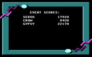 California Games for IBM PC/Compatibles - Event scores.