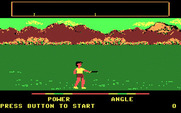 California Games for IBM PC/Compatibles - Flying disc start.