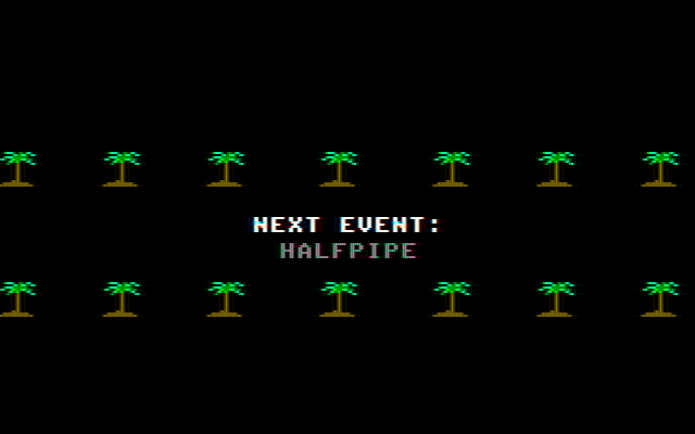 California Games IBM PC/Compatibles Screenshot: On to the first event...