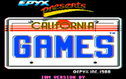 California Games for IBM PC/Compatibles - Title screen.
