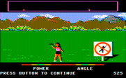 California Games for IBM PC/Compatibles - A successful catch!