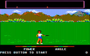 California Games for IBM PC/Compatibles - Flying disc start.